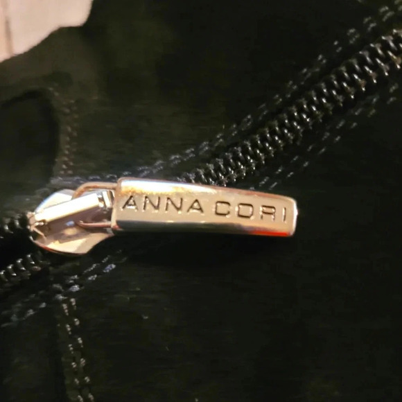 ANNA CORI Crosta Negru black suede over the knee designer luxury boots Wmn's 7.5 - Picture 13 of 16